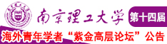 用力草逼网站南京理工大学第十四届海外青年学者紫金论坛诚邀海内外英才！